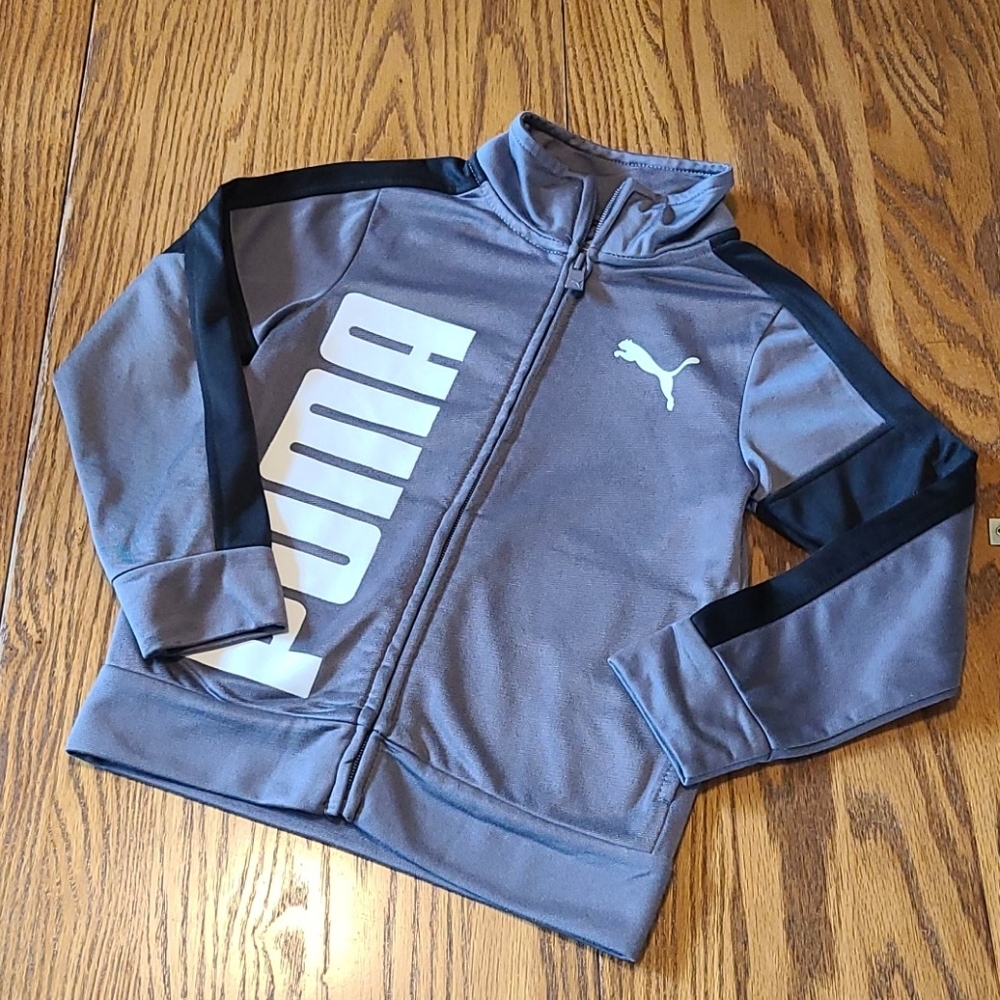 Puma Zippered Athletic Jacket - Size 4 - Picture 1 of 6